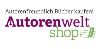 Logo Autorenwelt-Shop mit Schriftzug „Autorenfreundlich Bücher kaufen“
